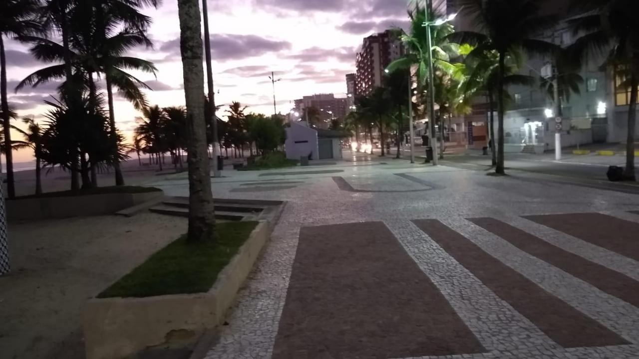 Lindo Apartamento Guilhermina - Edificio Frente Para O Mar Praia Grande  Exterior foto