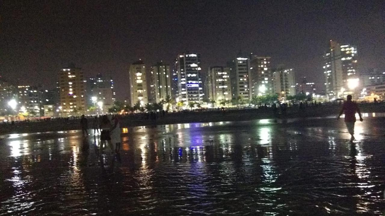 Lindo Apartamento Guilhermina - Edificio Frente Para O Mar Praia Grande  Exterior foto