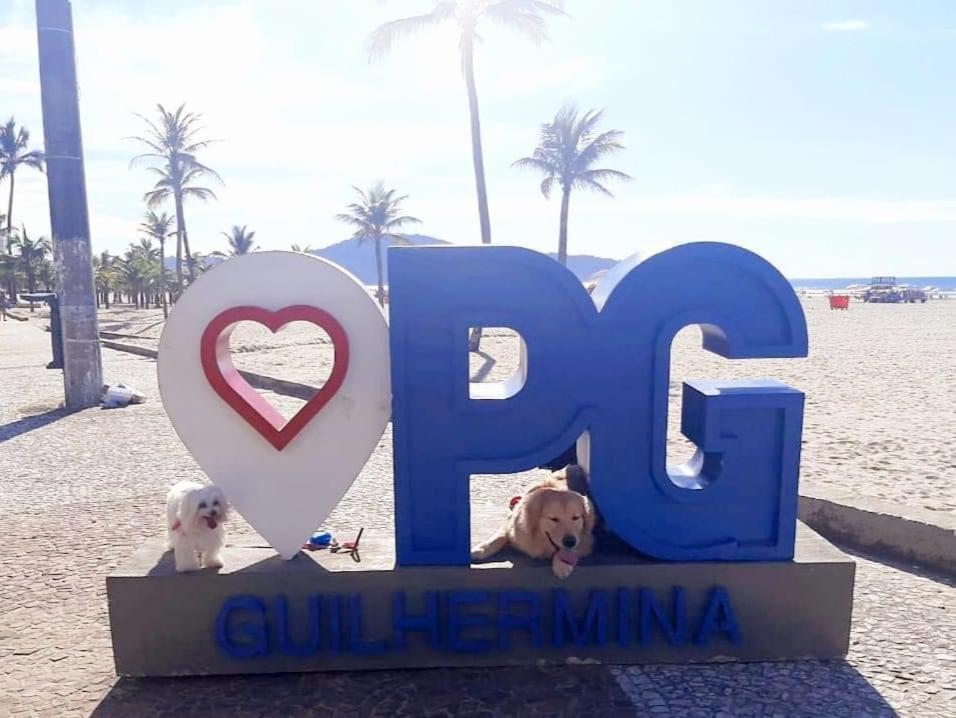 Lindo Apartamento Guilhermina - Edificio Frente Para O Mar Praia Grande  Exterior foto